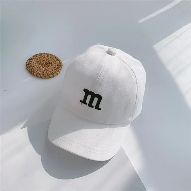 Children's Baseball Cap Sun Protection Windproof Popular Letter Decoration Nice Color Simplicity Four Seasons Cool Fashion Trend