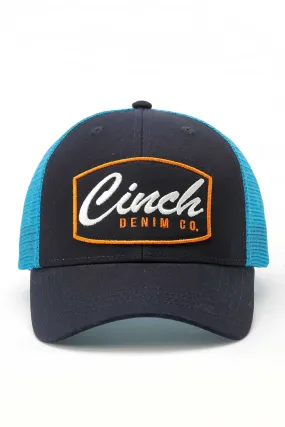 CINCH NAVY/TURQUOISE LOGO CAP