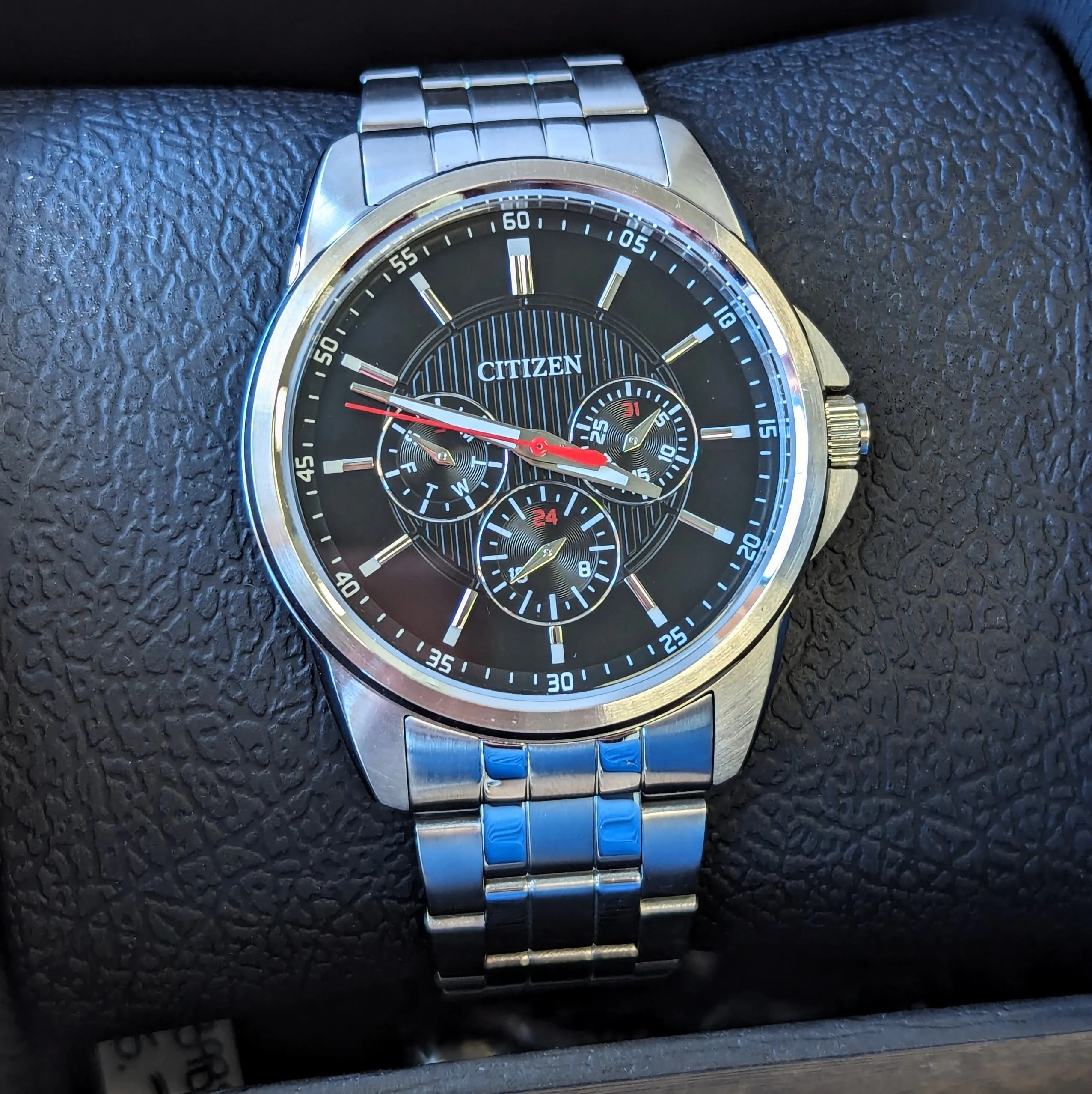 CITIZEN Quartz Watch Ref. AG8340-58E ALL Stainless Steel Cal. 6329 ALL Original! In Box!