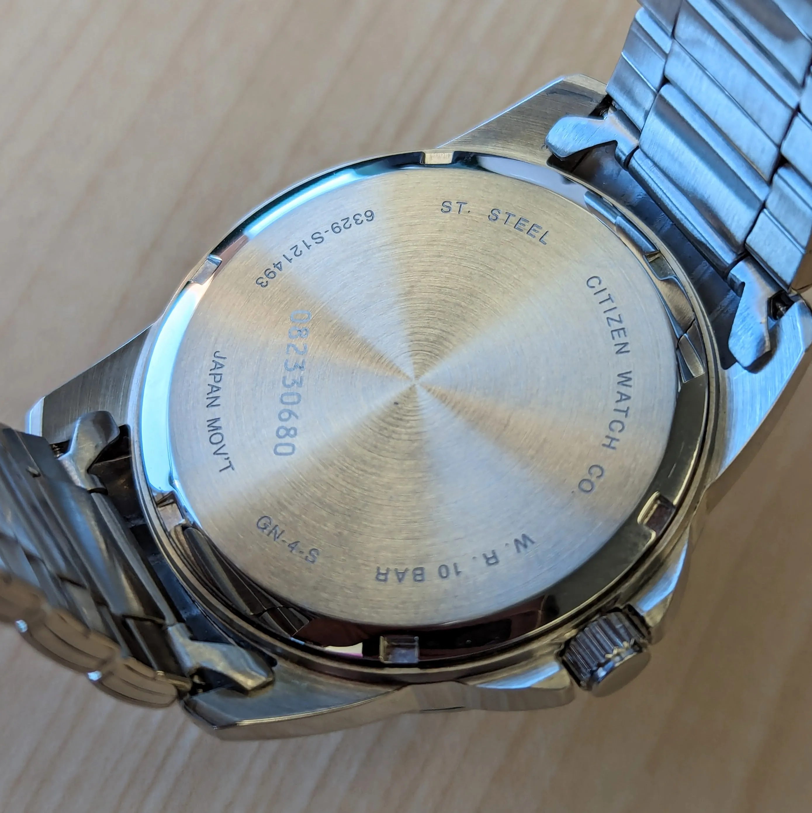 CITIZEN Quartz Watch Ref. AG8340-58E ALL Stainless Steel Cal. 6329 ALL Original! In Box!
