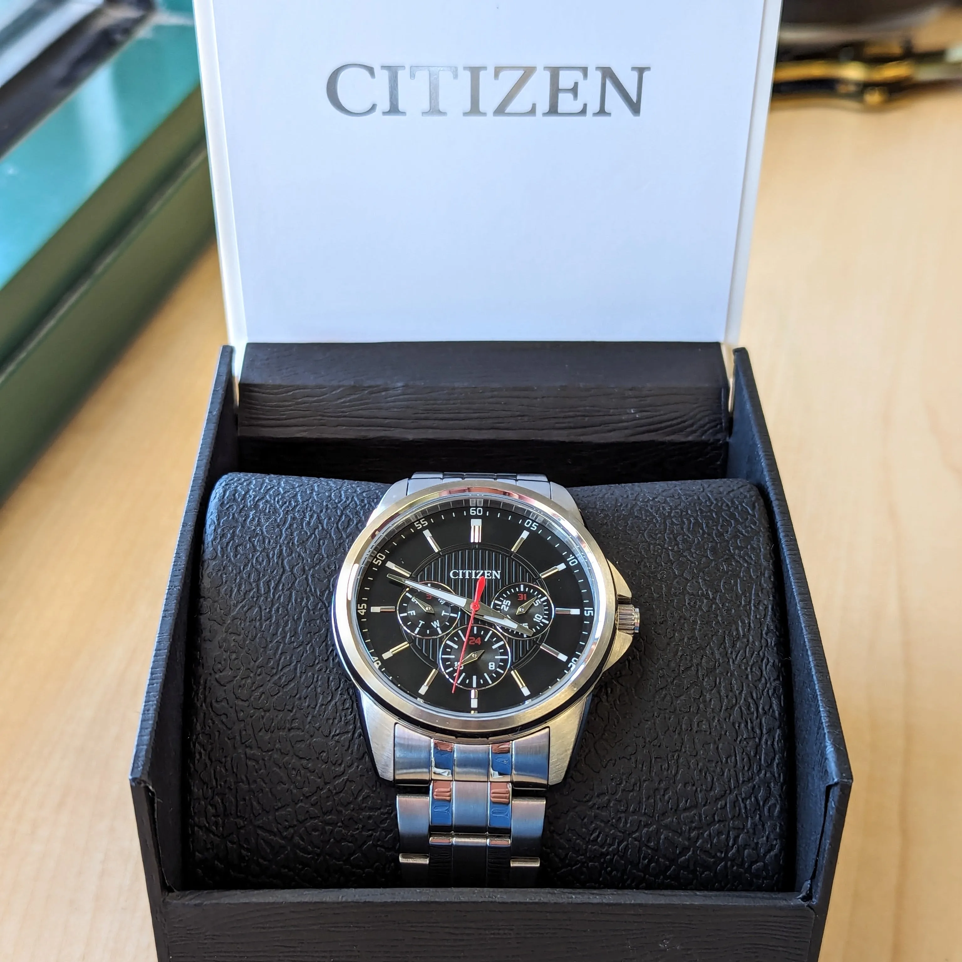 CITIZEN Quartz Watch Ref. AG8340-58E ALL Stainless Steel Cal. 6329 ALL Original! In Box!