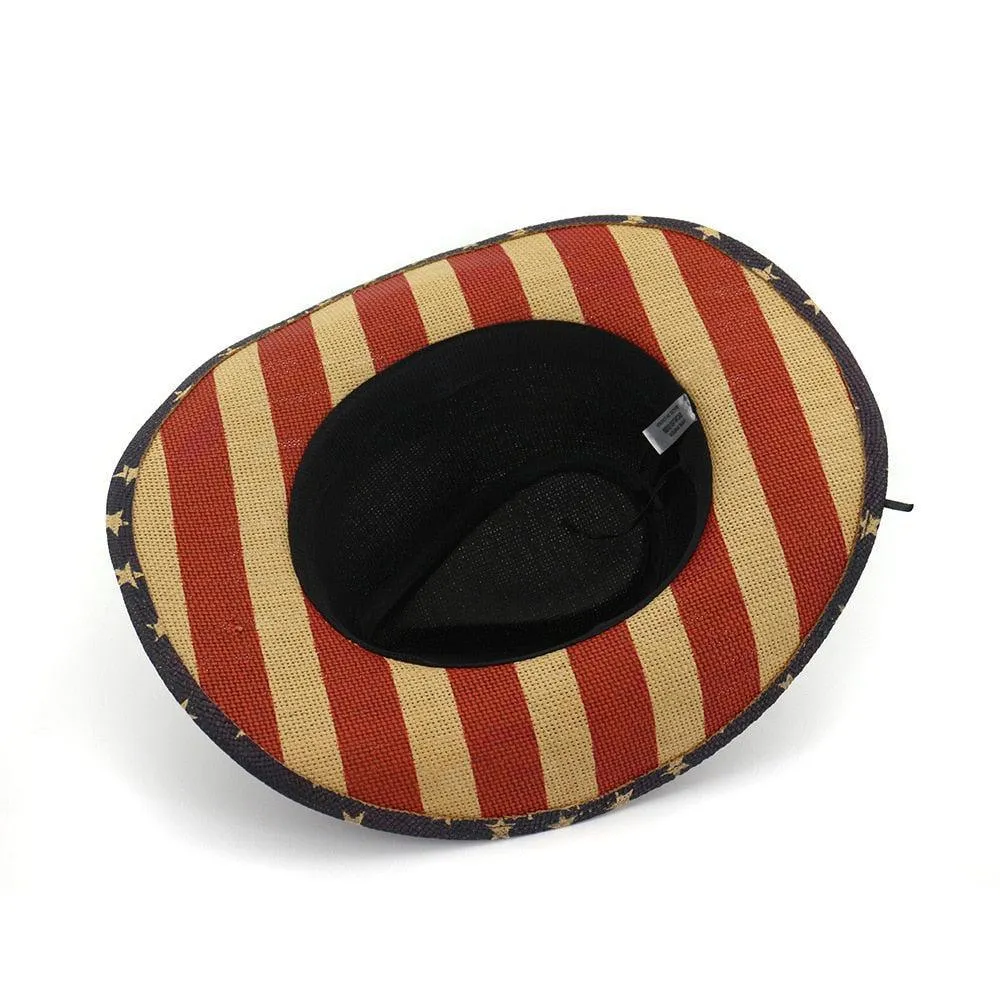 Classic American Flag Cowboy Hat