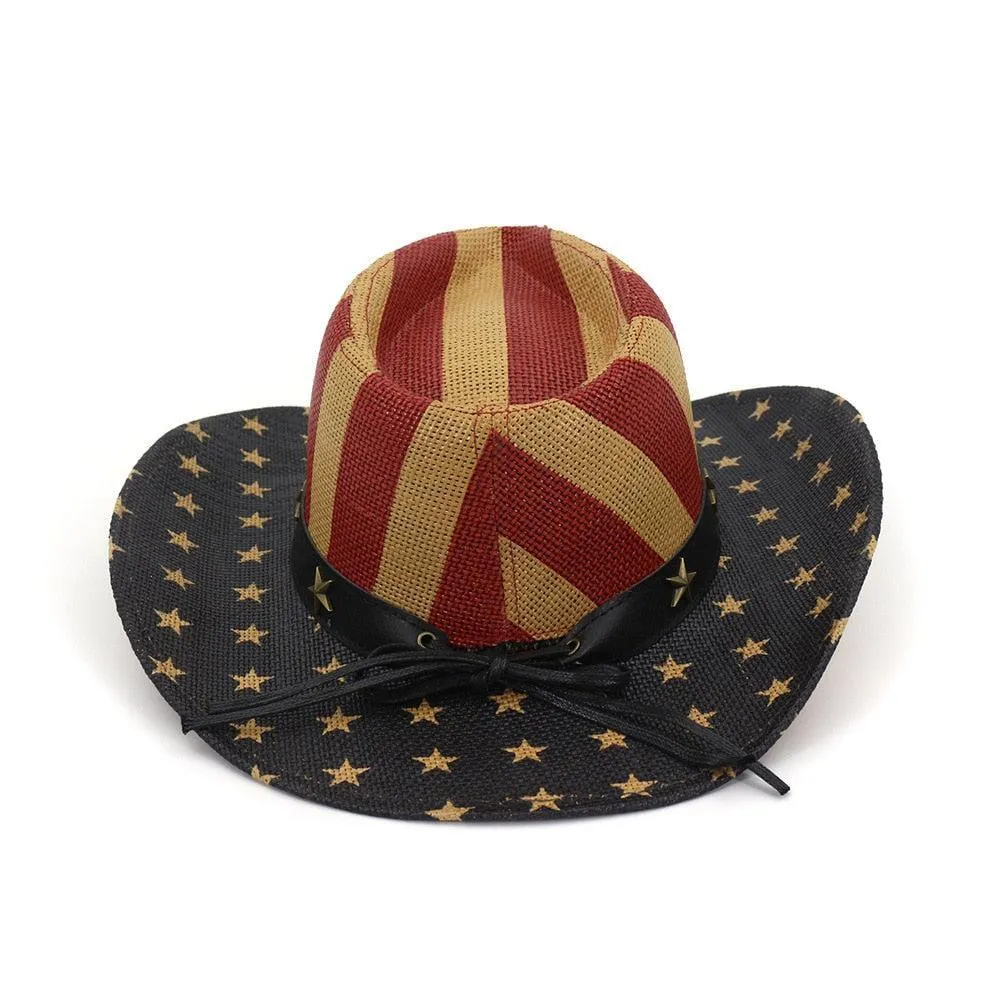 Classic American Flag Cowboy Hat