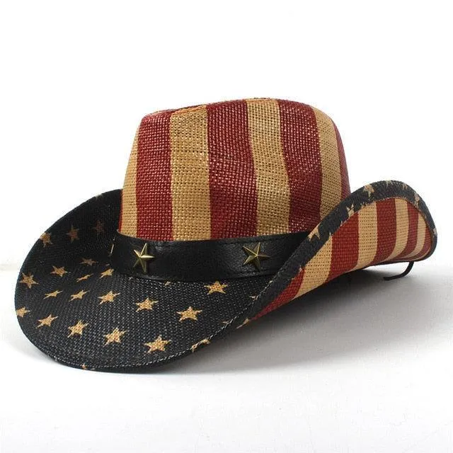 Classic American Flag Cowboy Hat