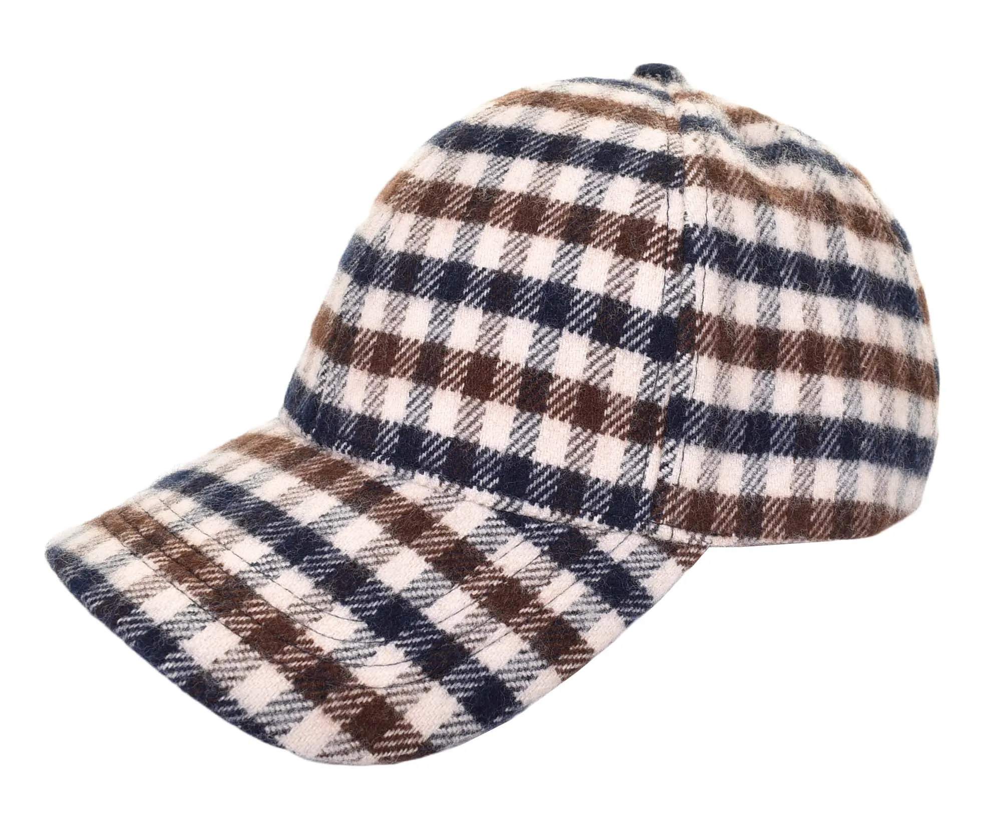 Club Check Wool Cap