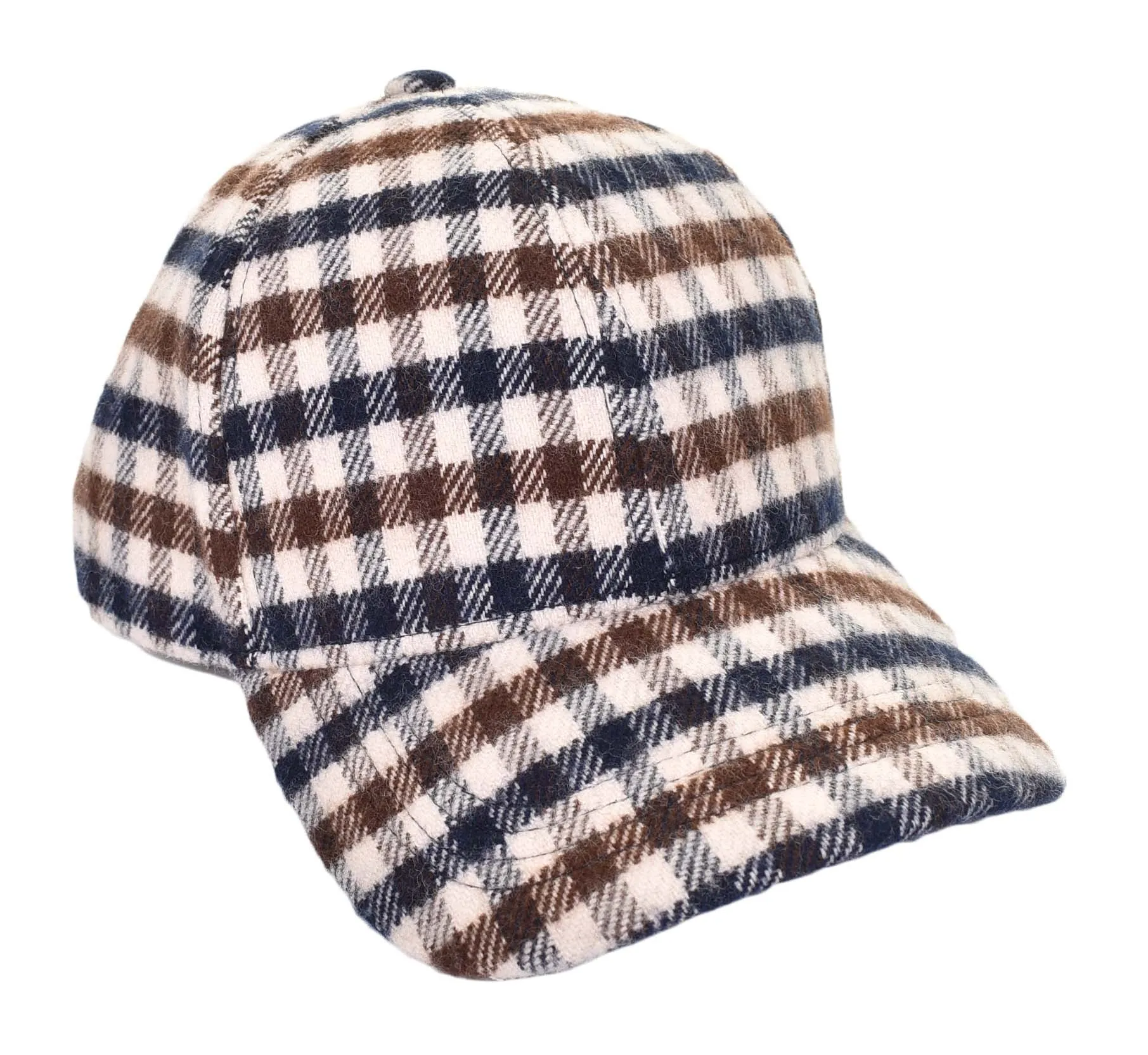 Club Check Wool Cap