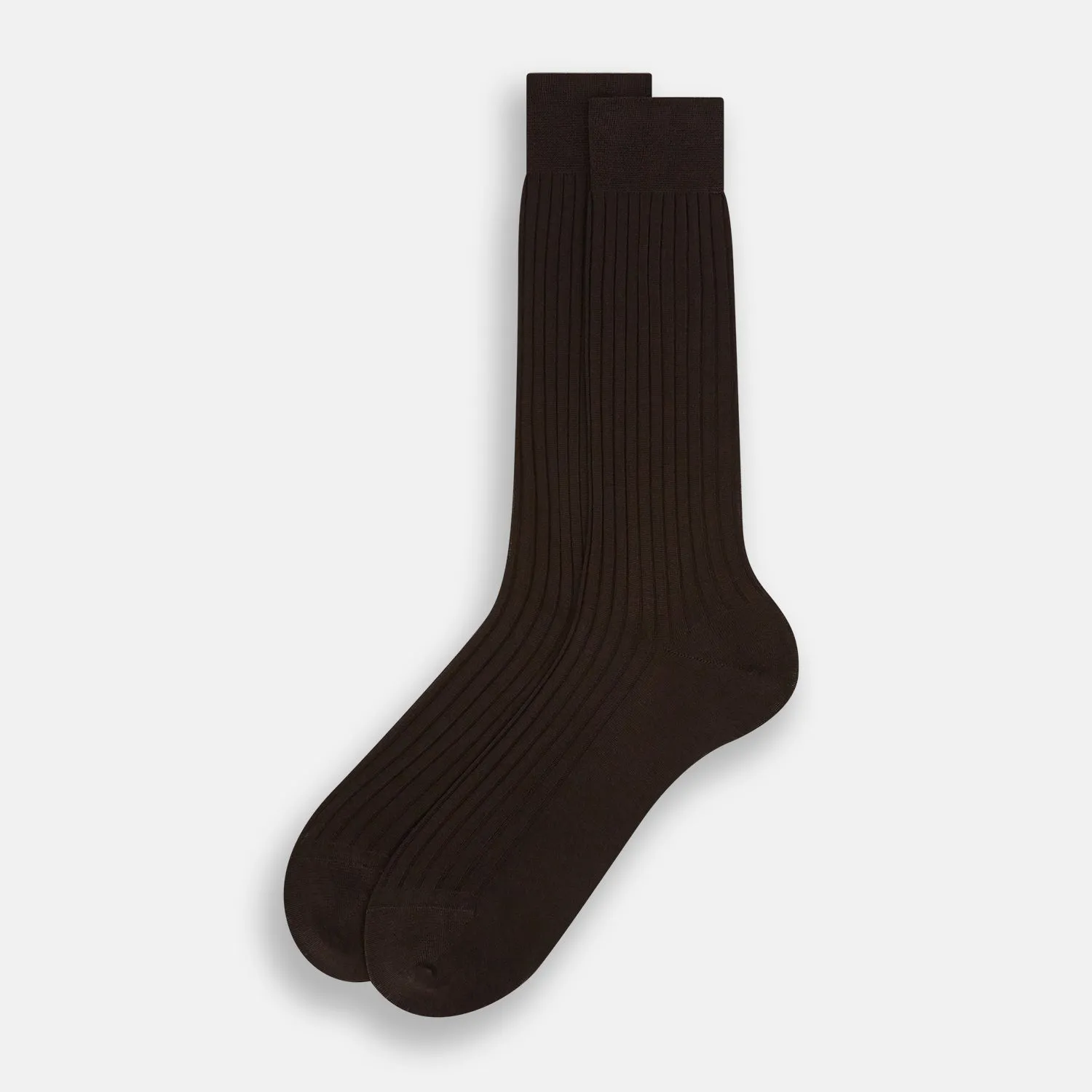 Coffee Mid-Length Socks