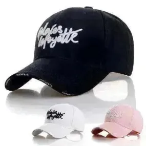 Cotton Alphabet Unisex Visor Cap