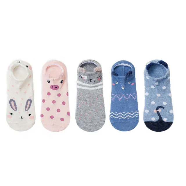Cotton Socks Female Funny Boat Socks