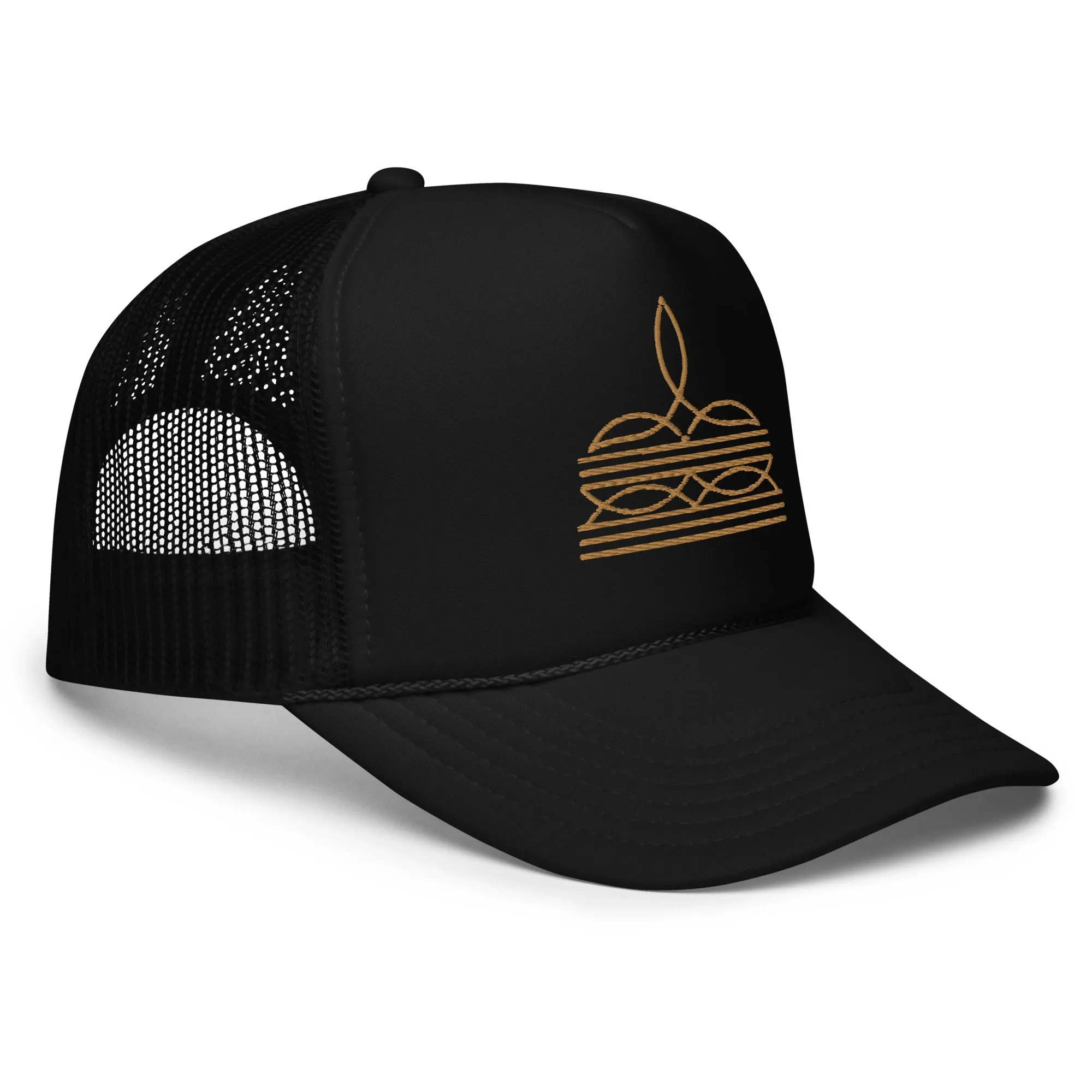 Cowboy Stitch Foam trucker hat (gold)