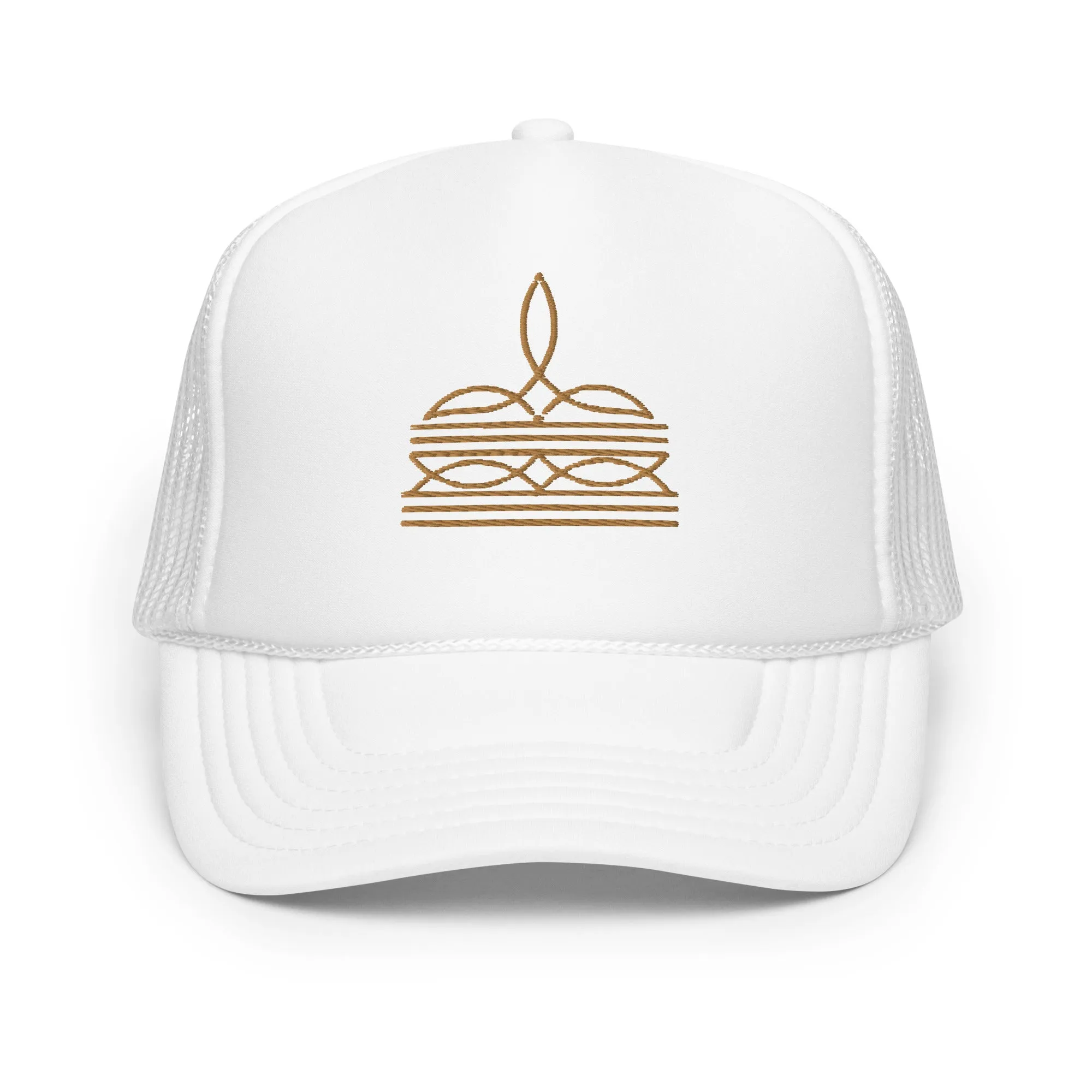 Cowboy Stitch Foam trucker hat (gold)