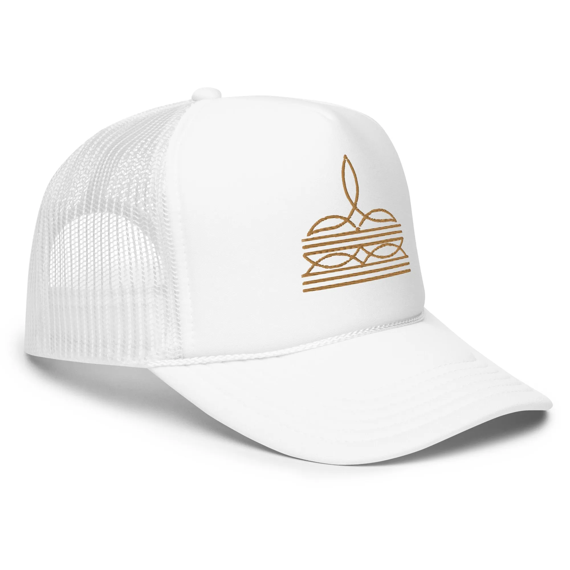 Cowboy Stitch Foam trucker hat (gold)