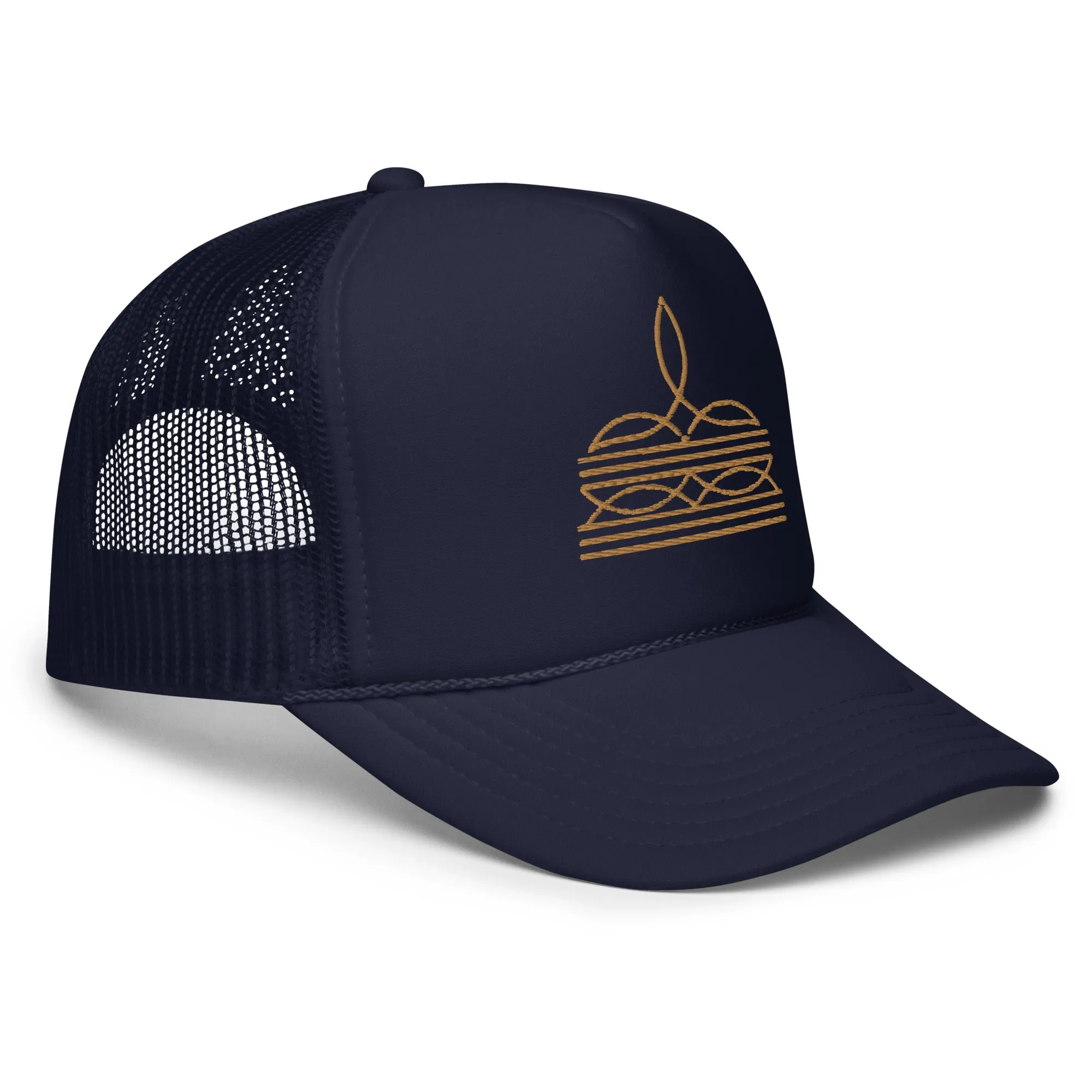 Cowboy Stitch Foam trucker hat (gold)