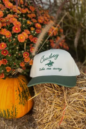 Cowboy Take Me Away Embroidered Cap