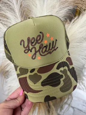 Cowboy Yee Haw Trucker Hat Cap