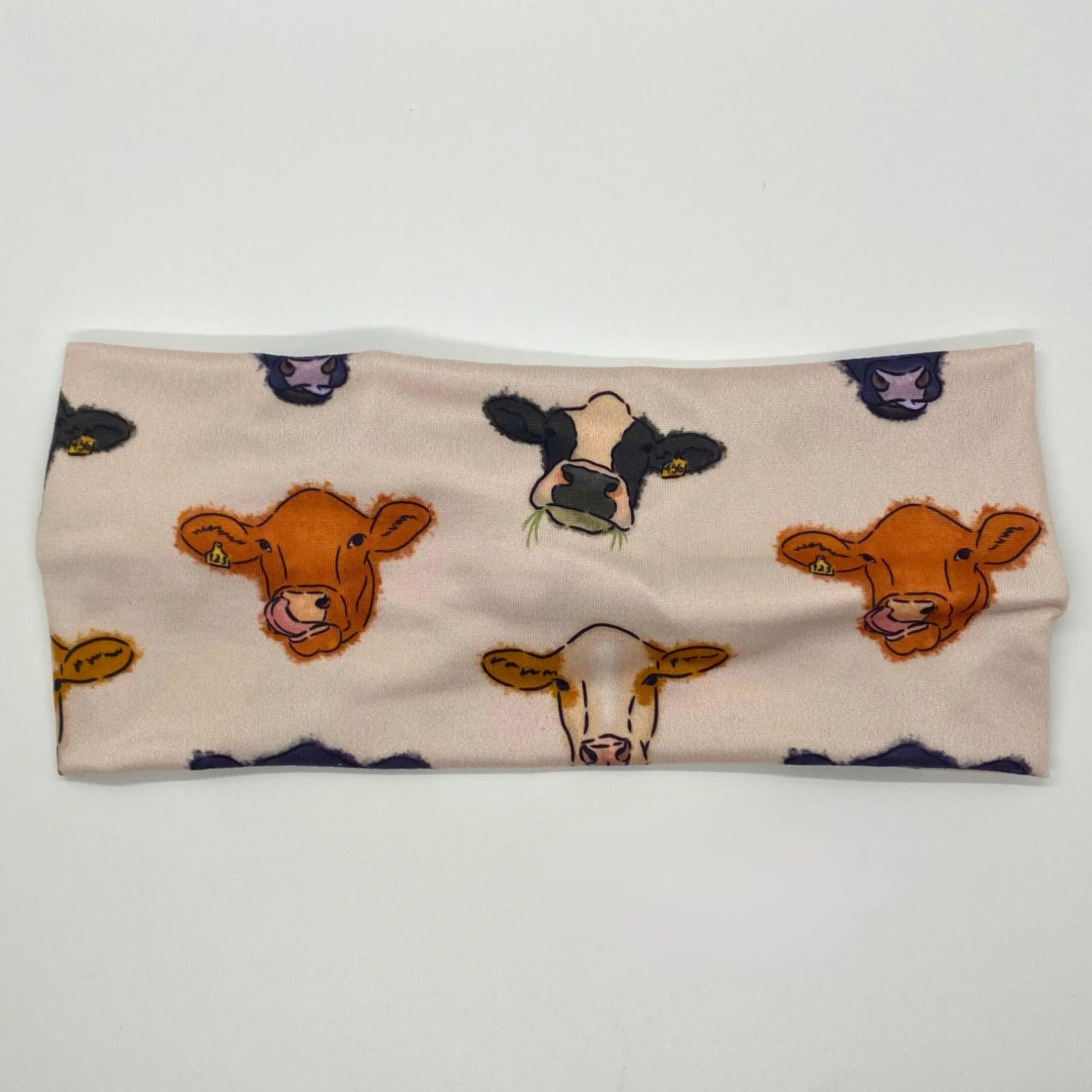 Cows of Fall Twist Headband