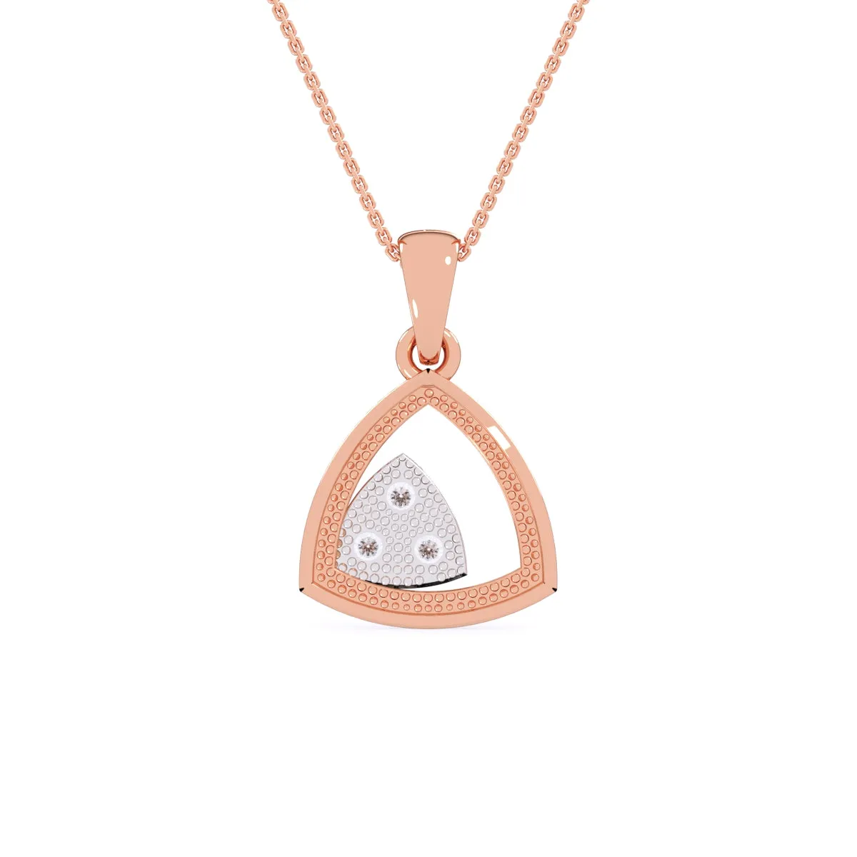 Daily Wear Trillion Shape Diamond Pendant