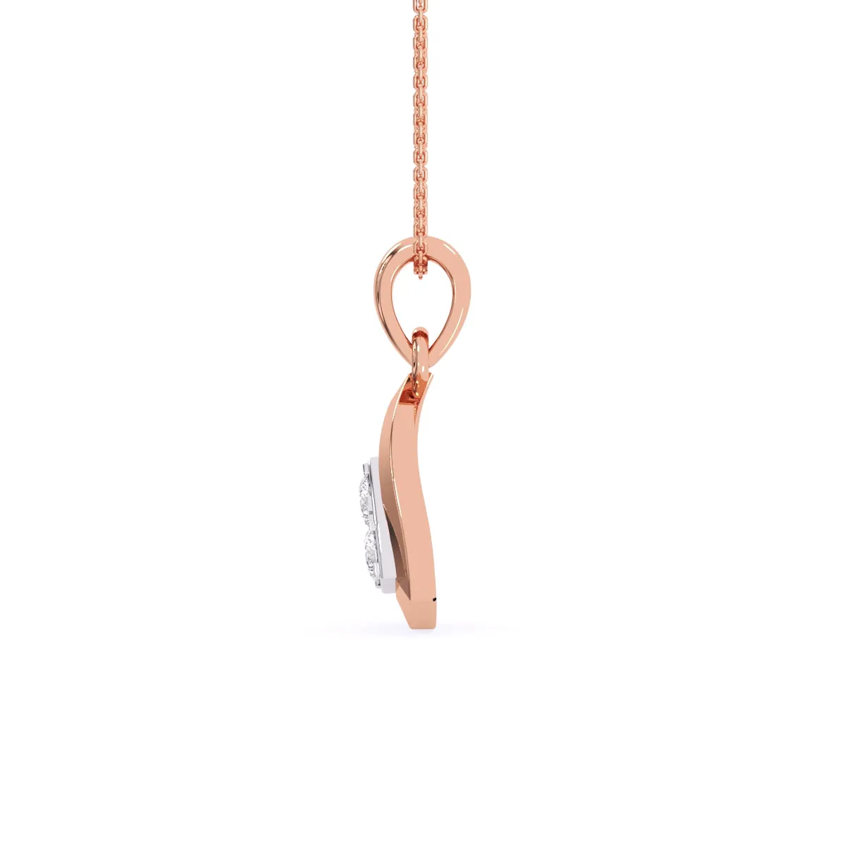 Daily Wear Trillion Shape Diamond Pendant