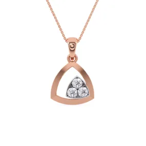 Daily Wear Trillion Shape Diamond Pendant