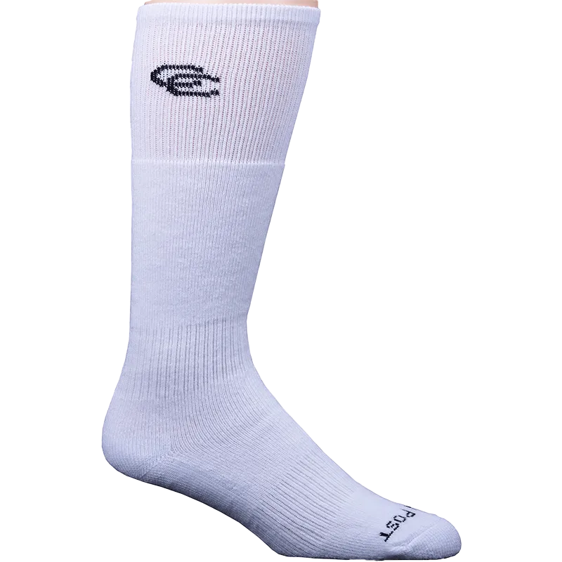 Dan Post Men's White Over The Calf Socks
