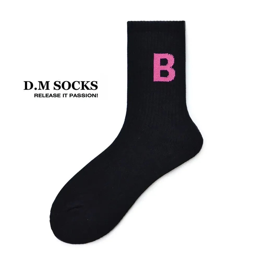 D.m Socks Sport Mid-Calf Length