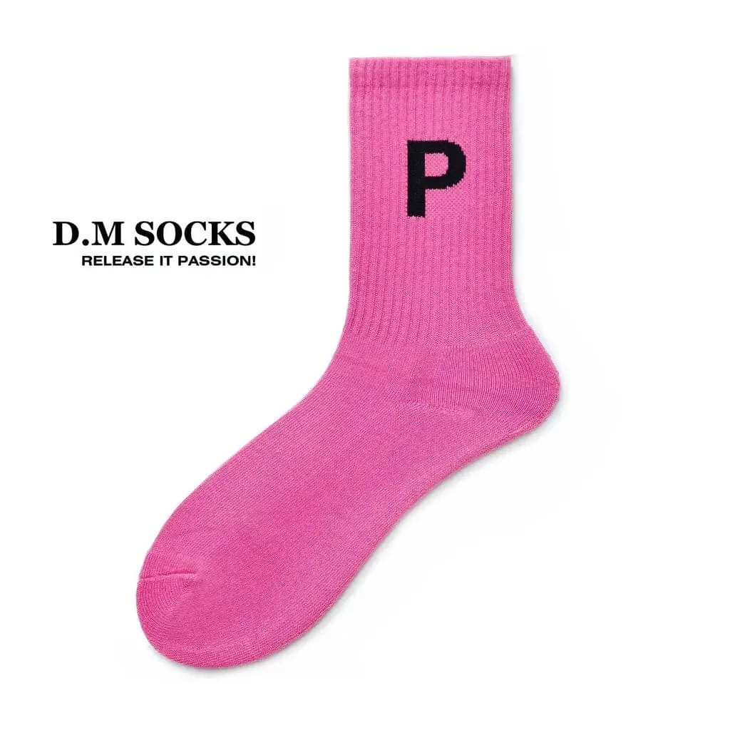 D.m Socks Sport Mid-Calf Length