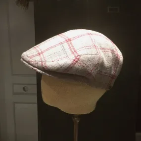 Doria/Beige Check Flat Cap