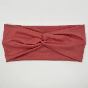Dusty Rose Twist Headband