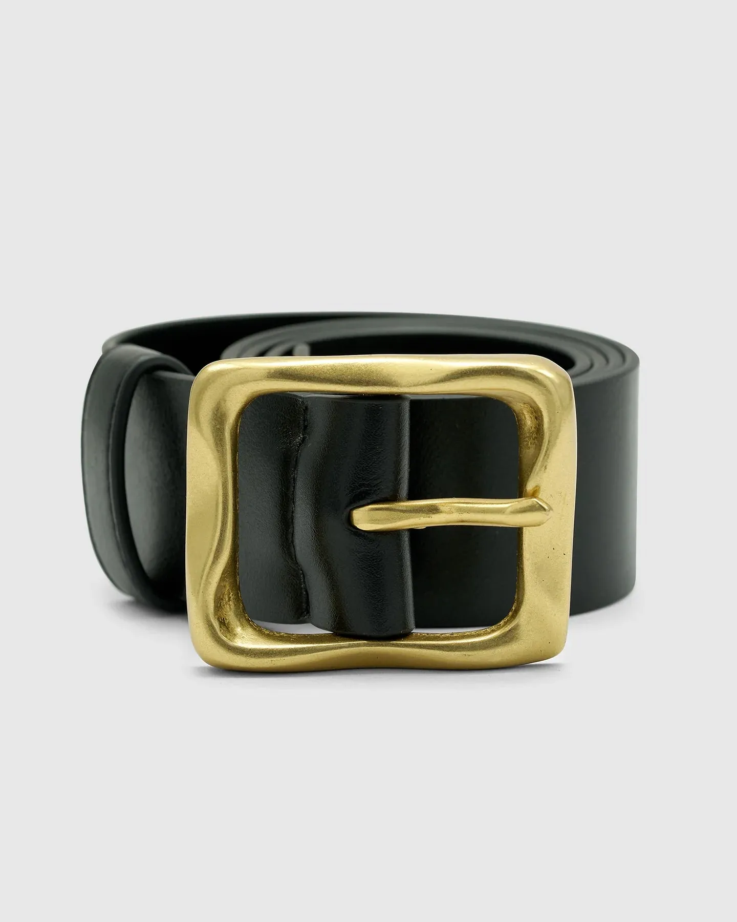 EVERYDAY BUCKLE BELT - CHOCOLATE