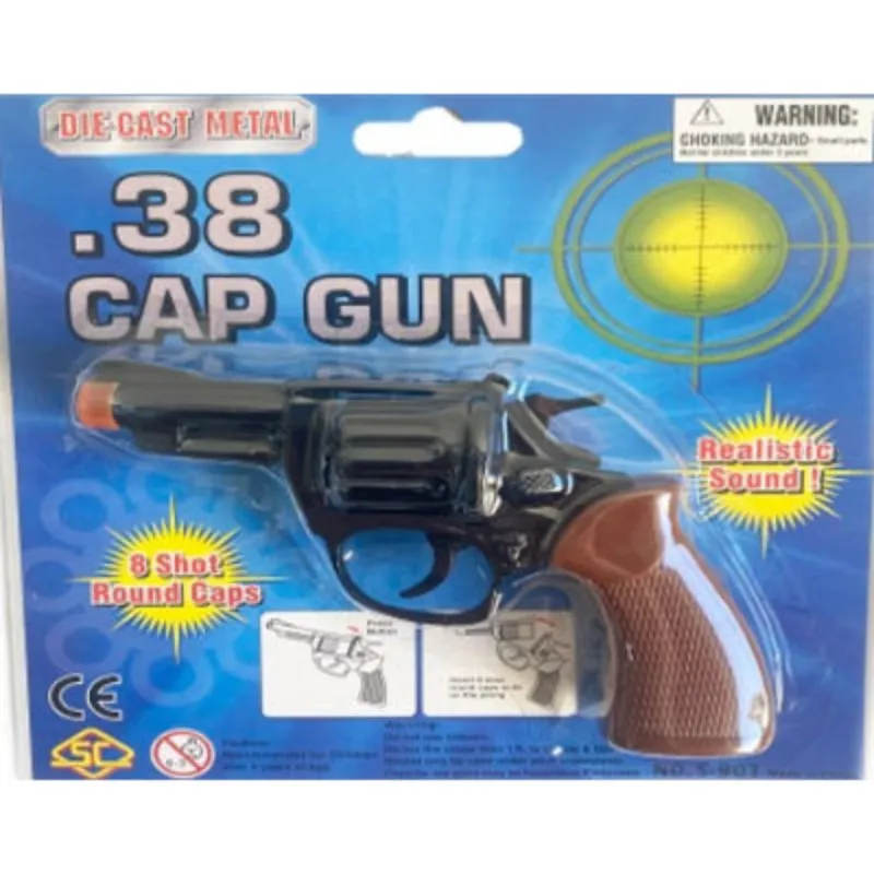 Fake Die Cast .38 Cap Gun 14cm