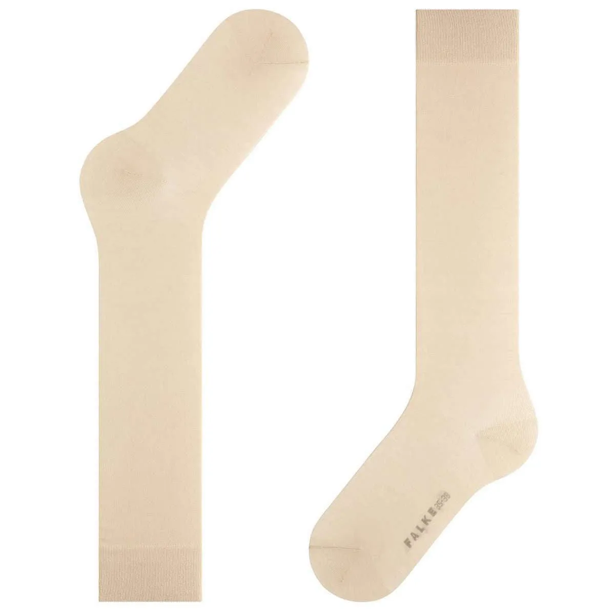 Falke Cotton Touch Knee High Socks - Cream