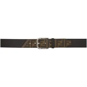 Fendi Black Forever Fendi Canvas Belt