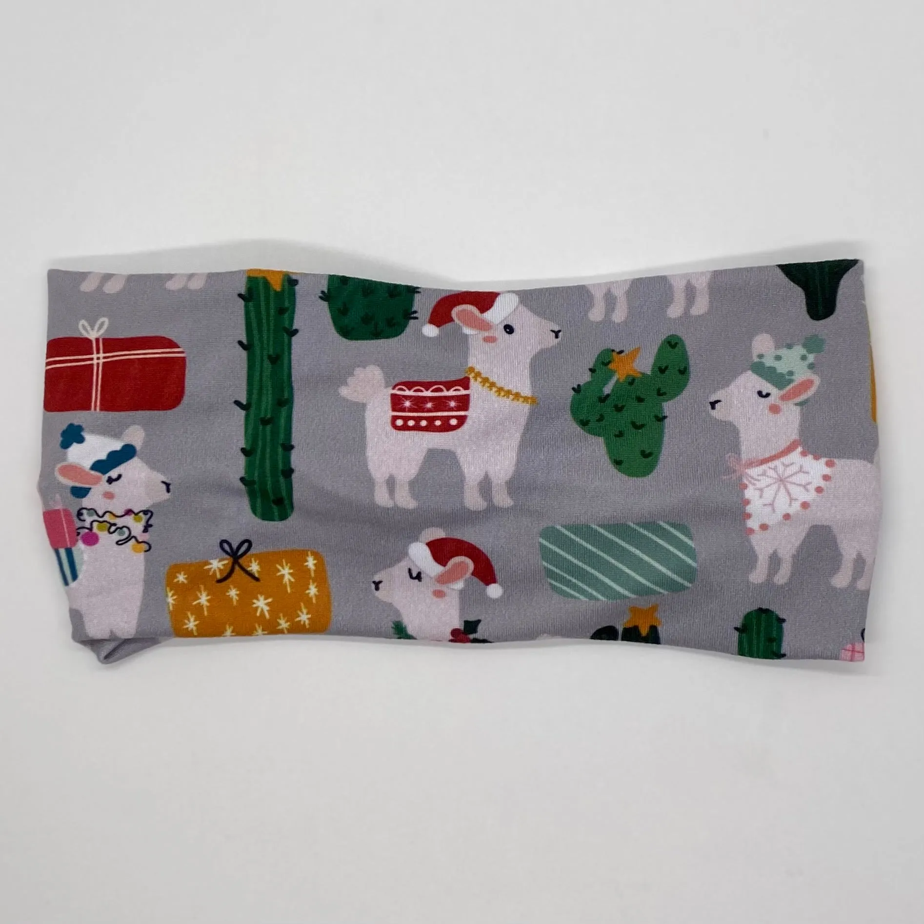 Festive Llama Twist Headband