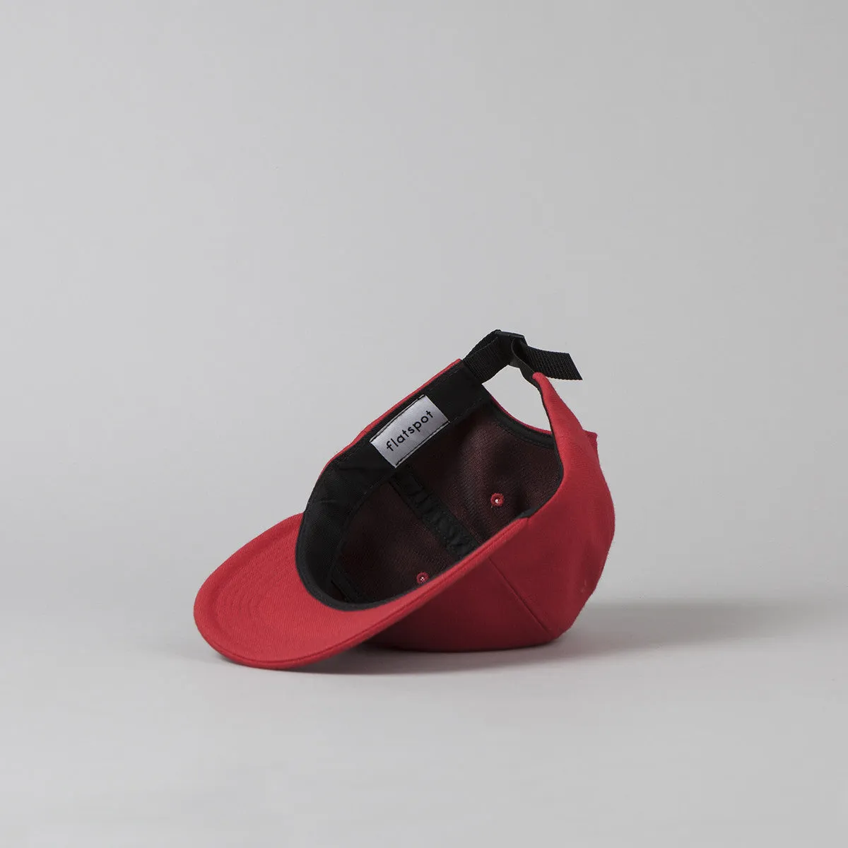 Flatspot Wool Polo Cap - Red