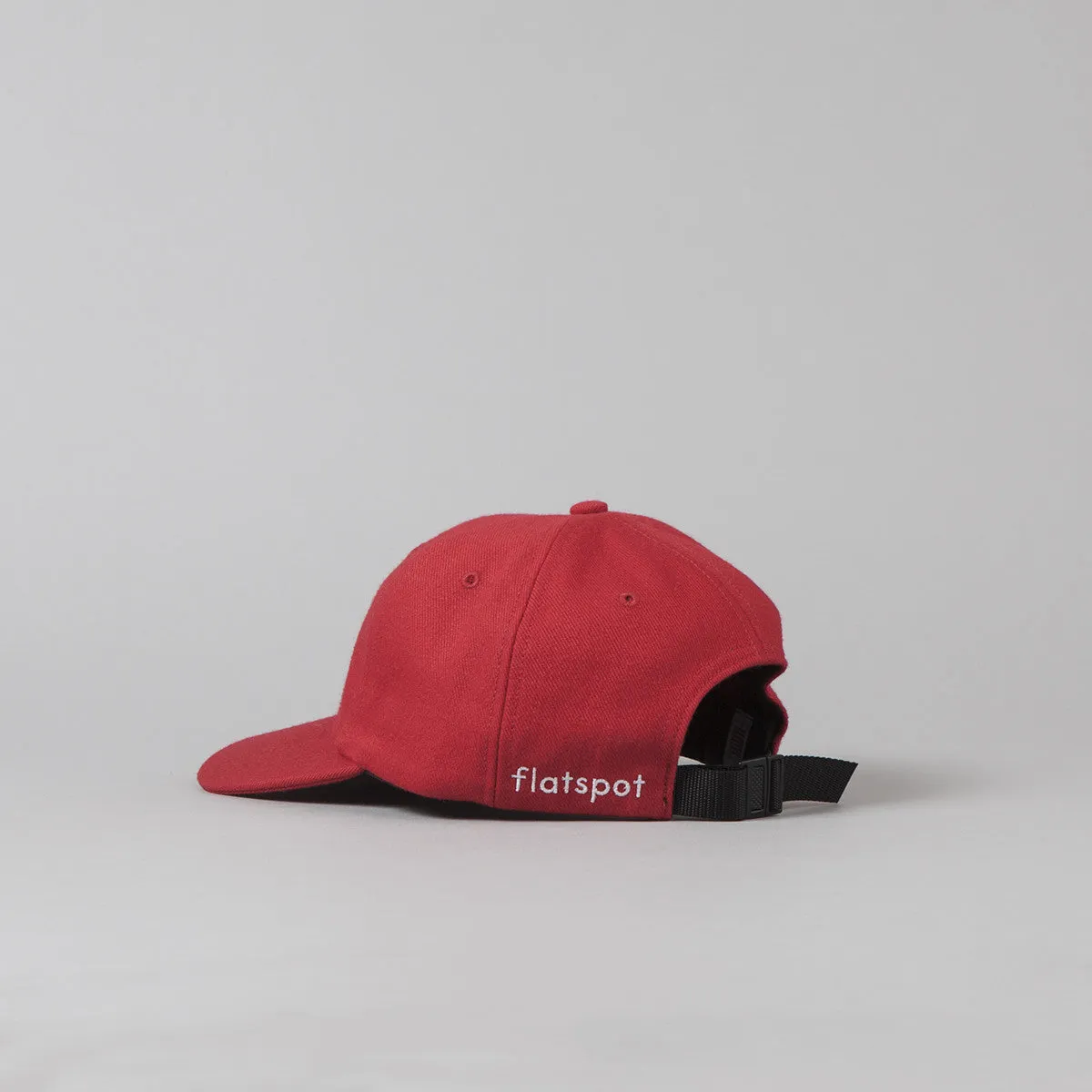 Flatspot Wool Polo Cap - Red