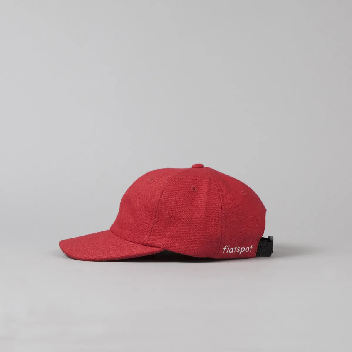 Flatspot Wool Polo Cap - Red