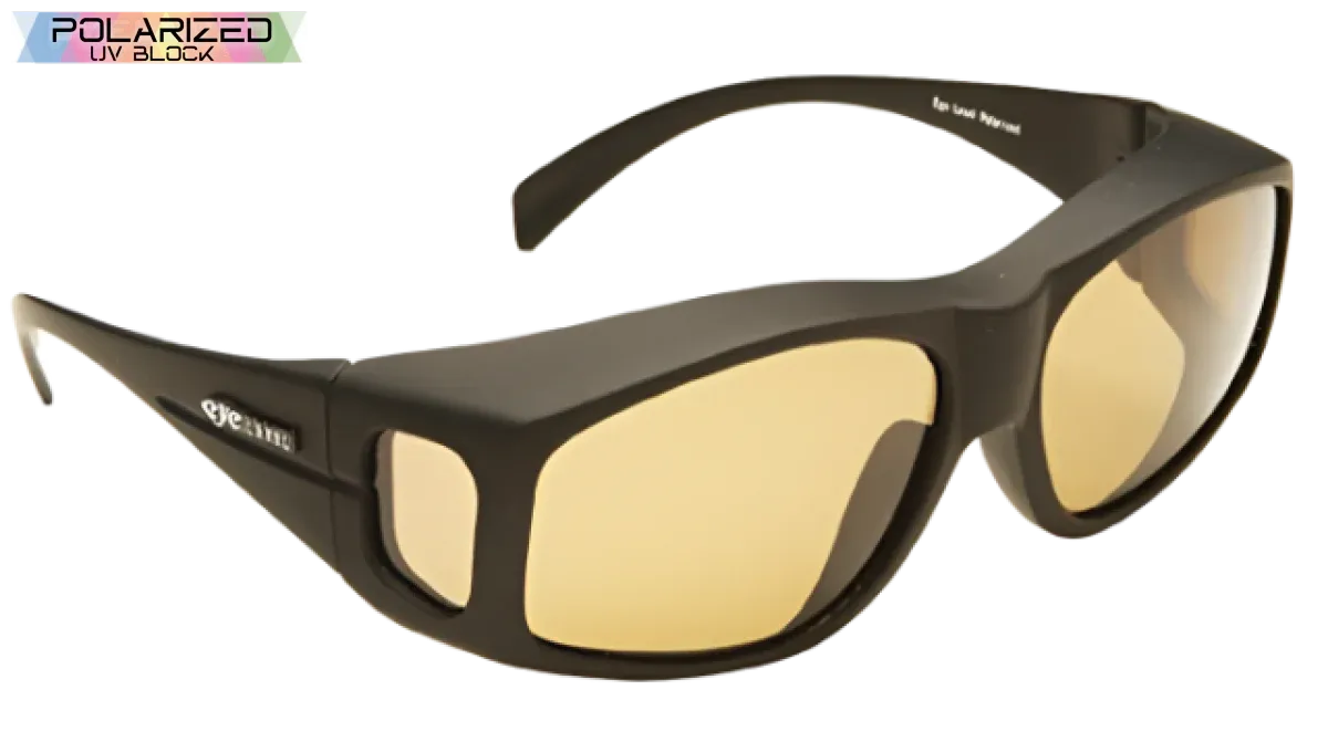 Free EyeLevel Polarized Overglasses Regular Size - Amber