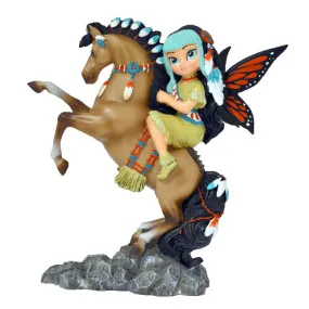 Freeheart Fairy Spirit Riders Native Horse Figurine Jasmine Becket-Griffith