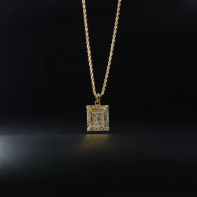 Gold Letter T Pendants | A-Z Gold Pendants