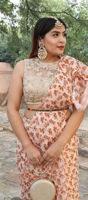Golden Metallic Chain Belt