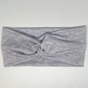 Gray Snug Fit Twist Headband