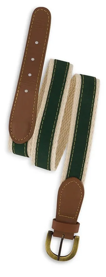 Green Canvas Belt