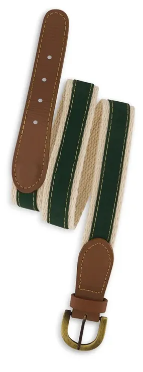 Green Canvas Belt