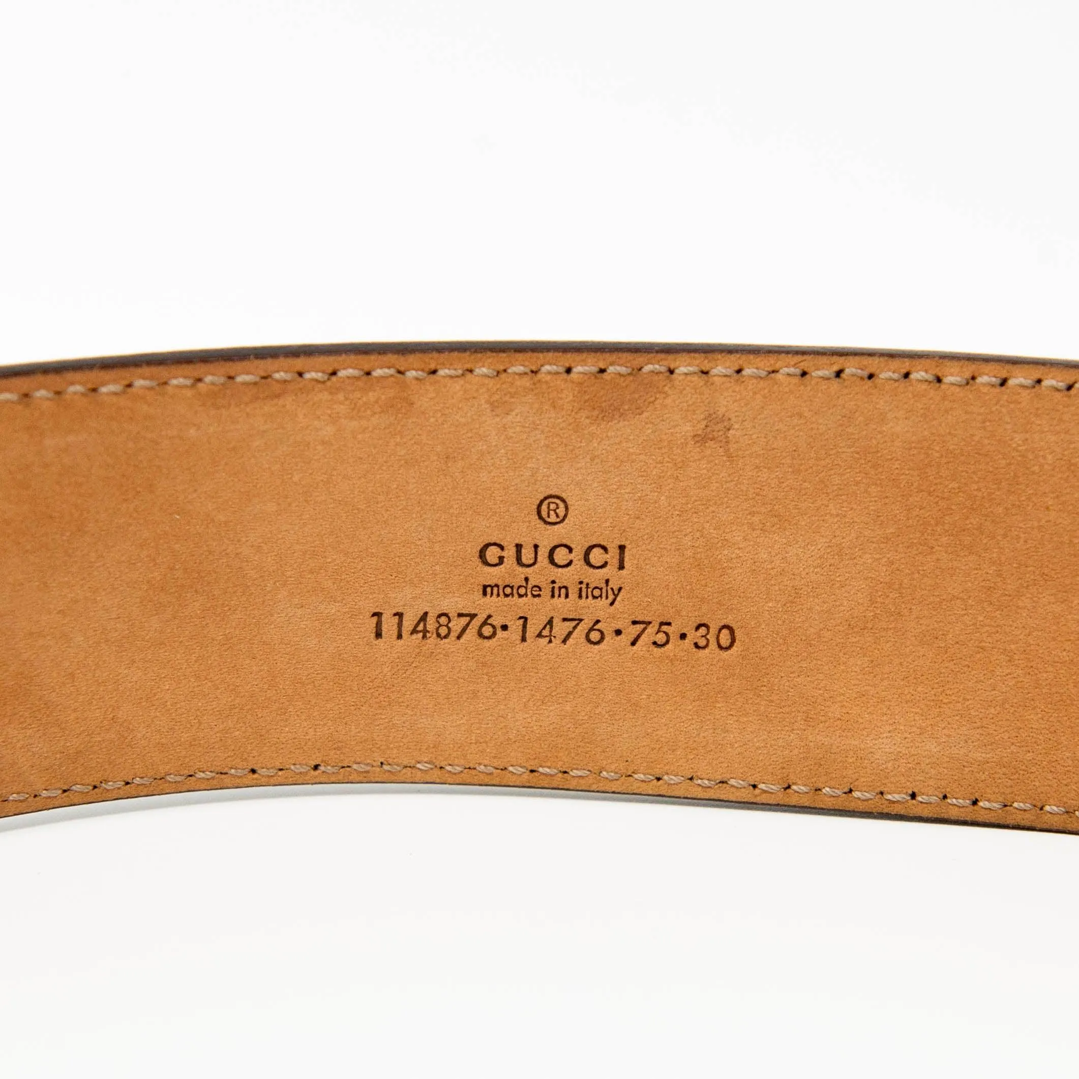 Gucci Brown Belt 75