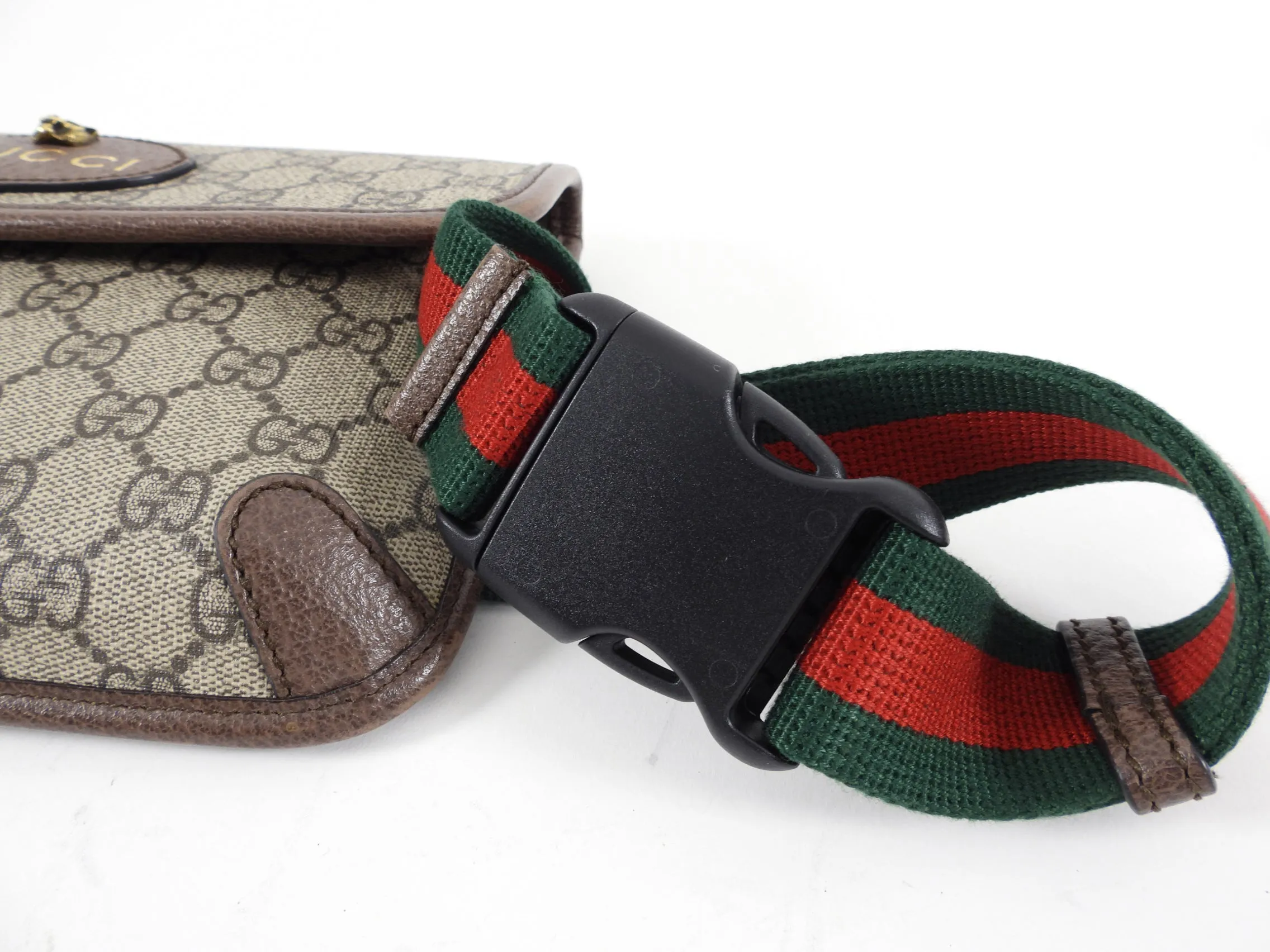 Gucci Neo Vintage GG Monogram Supreme Web Belt Bag