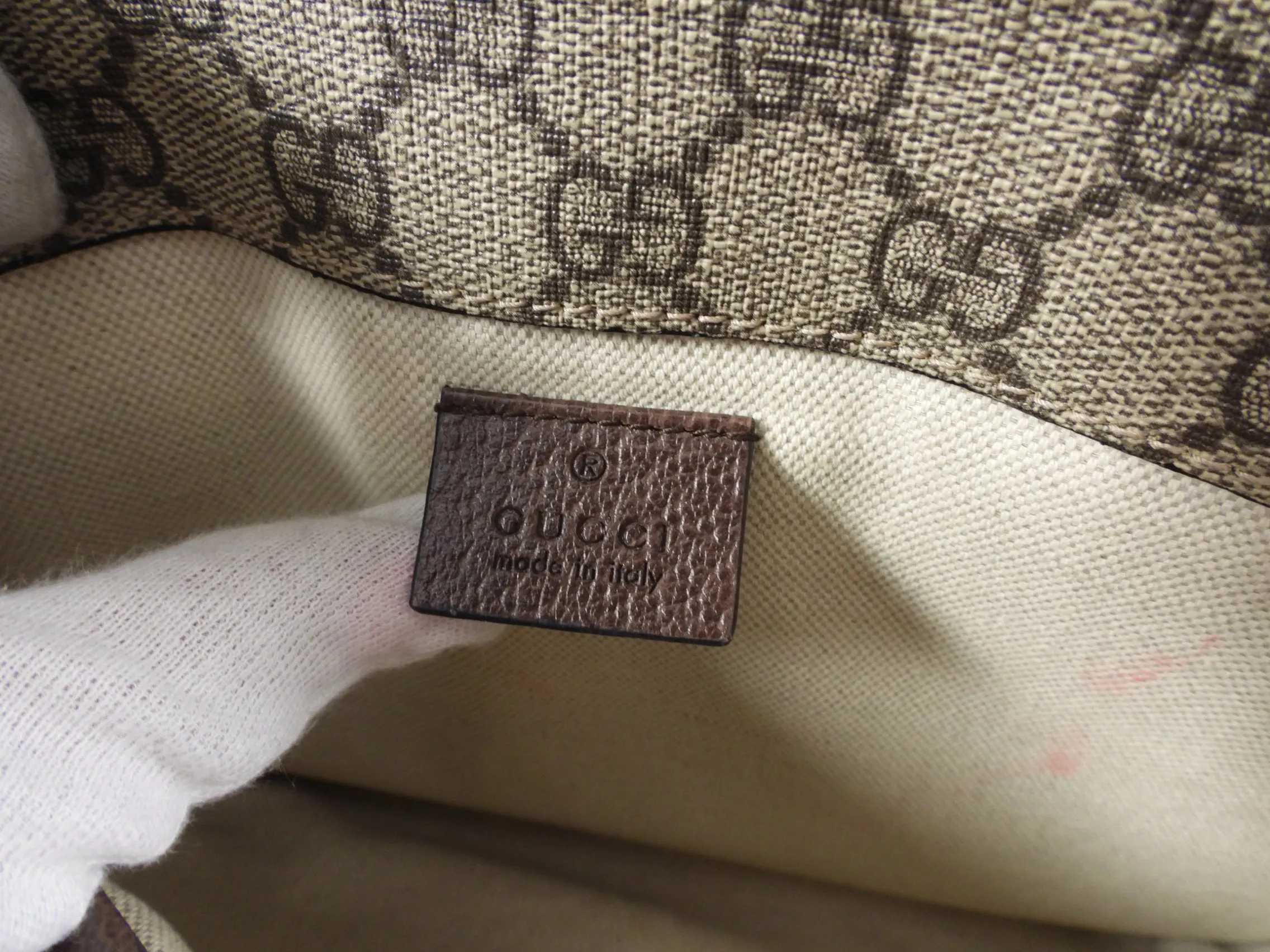 Gucci Neo Vintage GG Monogram Supreme Web Belt Bag
