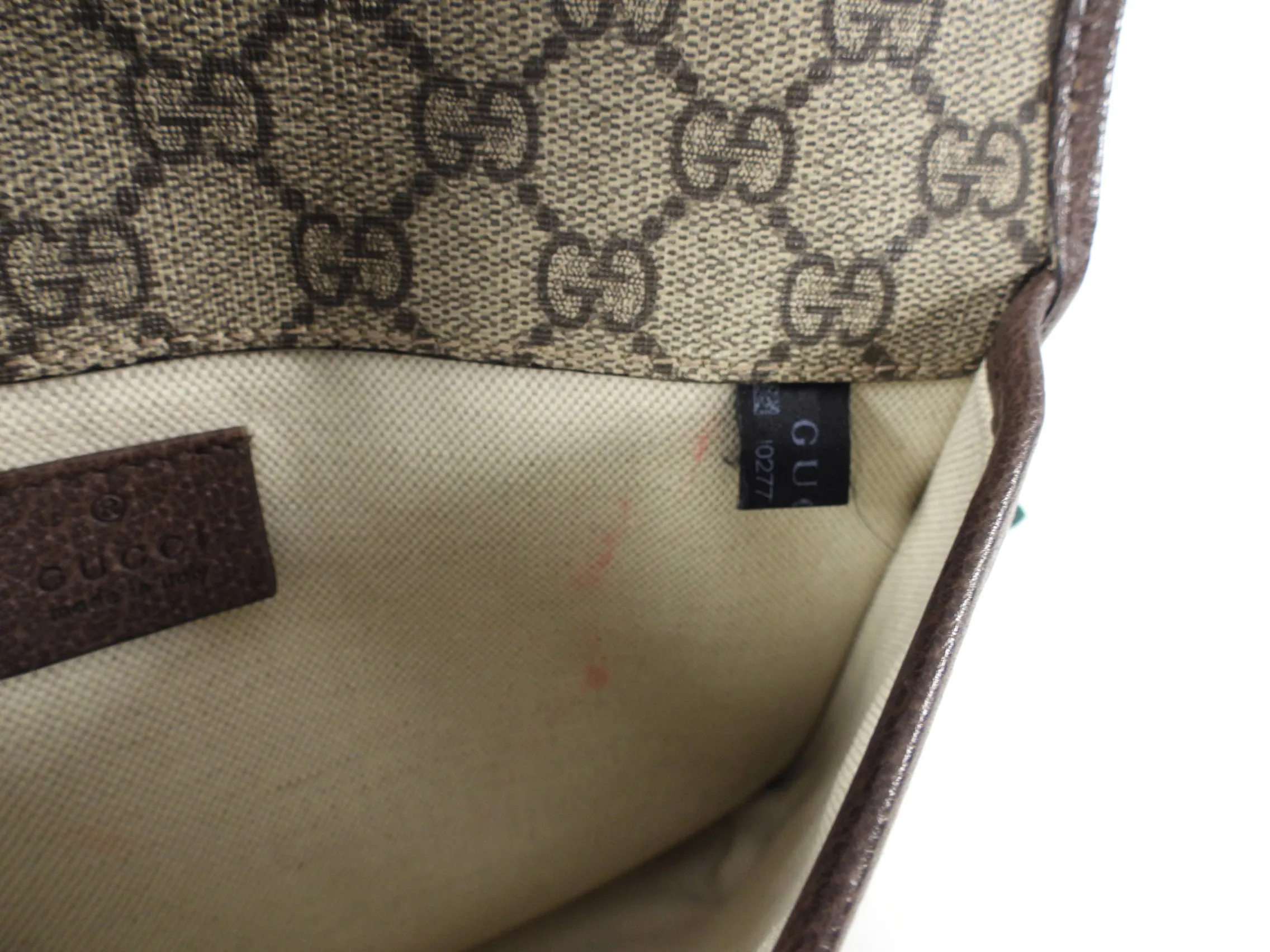 Gucci Neo Vintage GG Monogram Supreme Web Belt Bag