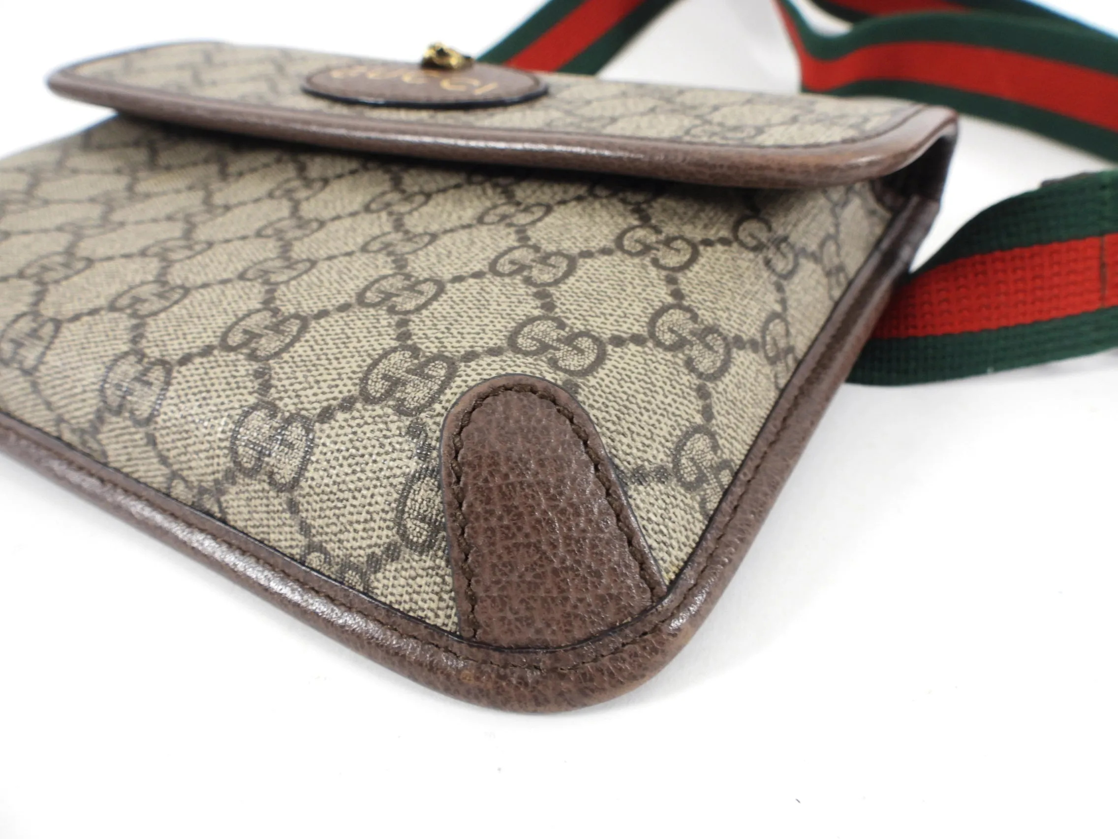 Gucci Neo Vintage GG Monogram Supreme Web Belt Bag