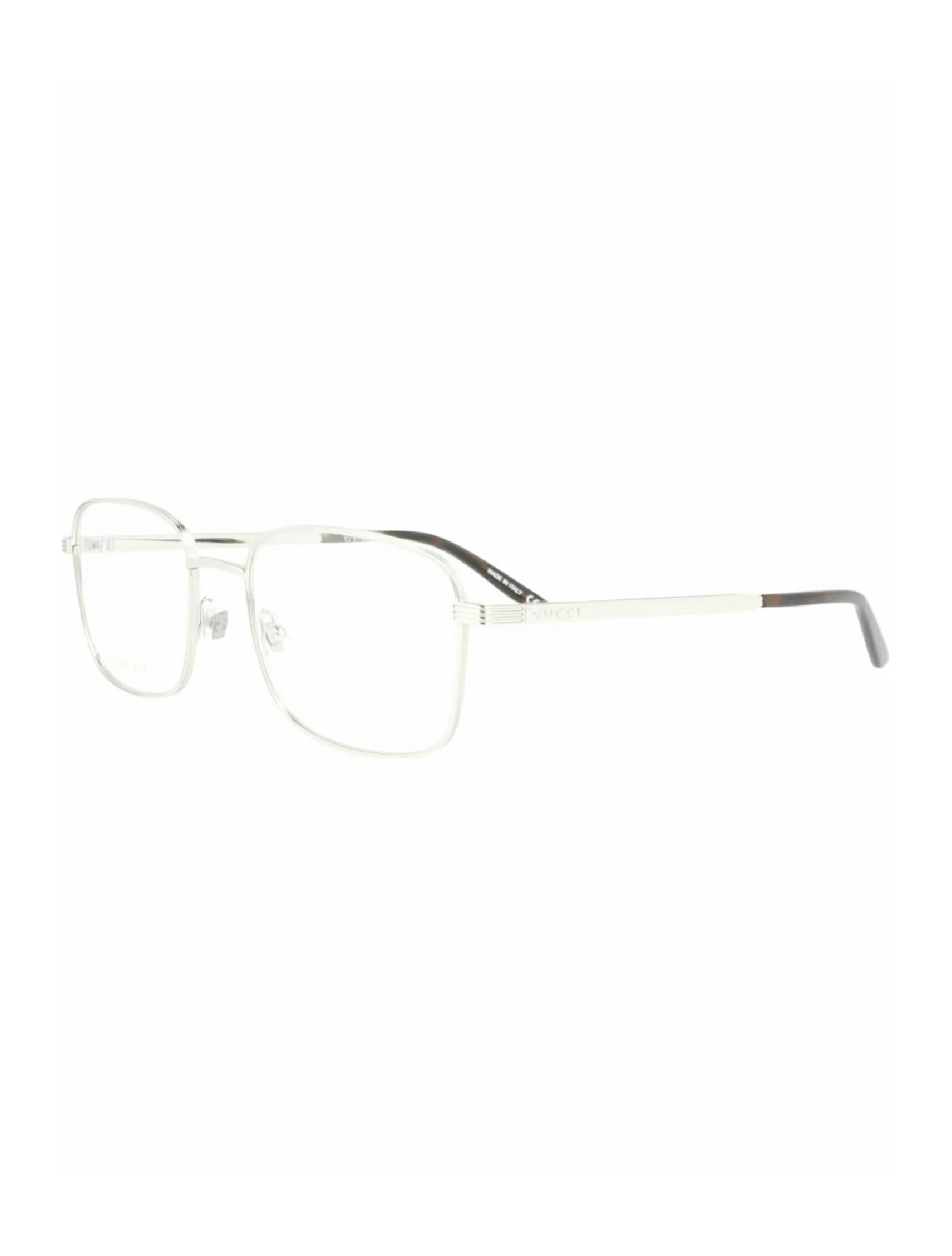 Gucci Square-Frame Metal Optical Frames