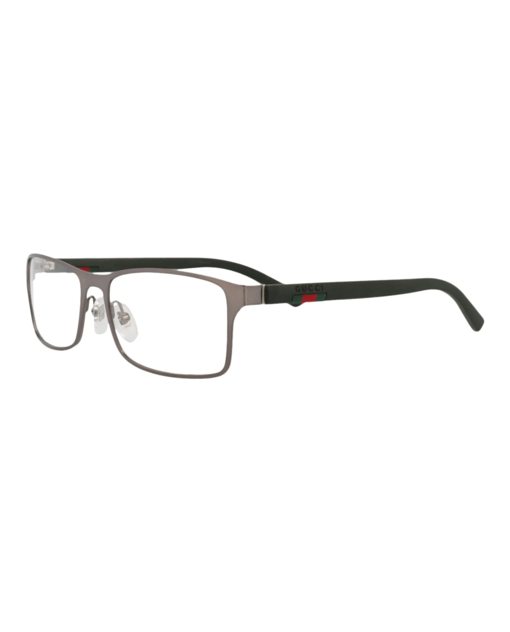 Gucci Square-Frame Metal Optical Frames